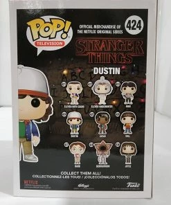 Funko Stranger Things - Dustin Blue Jacket #424 Signed Pop! Vinyl 9 Funko Stranger Things - Dustin Blue Jacket #424 Signed Pop! Vinyl