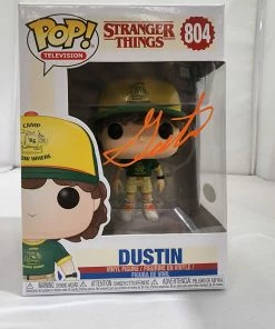 Funko Stranger Things - Dustin At Camp #804 Signed Pop! Vinyl POP! Vinyls