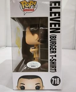 Funko POP! Vinyls Stranger Things - Eleven (Burger T-Shirt) #718 Signed POP! Vinyl