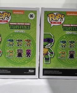 Teenage Mutant Ninja Turtle 8-Bit Funko Shop Stickered Signed Bundle - 4 Signed Pop! Vinyls 22 Teenage Mutant Ninja Turtle 8-Bit Funko Shop Stickered Signed Bundle - 4 Signed Pop! Vinyls