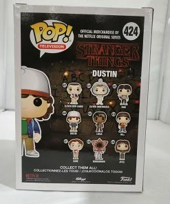 Funko POP! Vinyls Stranger Things - Dustin Brown Jacket #424 Signed Pop! Vinyl 9 Funko POP! Vinyls Stranger Things - Dustin Brown Jacket #424 Signed Pop! Vinyl
