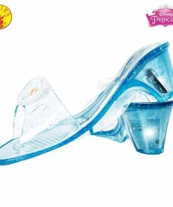 Rubies Deerfield Frozen Elsa Light Up Jelly Shoes, Child