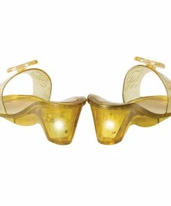 Rubies Deerfield Disney Princess Belle Light Up Jelly Shoes, Child