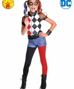 Rubies Deerfield Harley Quinn Dc Superhero Girls Deluxe, Child