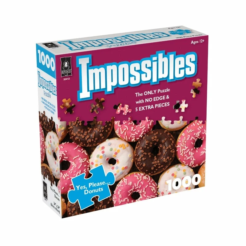 Ozzie Collectables Impossibles Puzzles: Yes, Please... Donuts 1000pc All Board Games 1 Ozzie Collectables Impossibles Puzzles: Yes, Please... Donuts 1000pc All Board Games