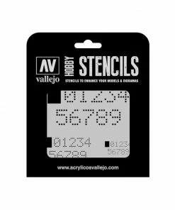 Ozzie Collectables All Board Games Vallejo Stencils - Sci-Fi & Fantasy - Digital Numbers