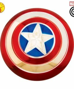 Rubies Deerfield Captain America Electroplated Metallic 12" Shield