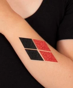 Rubies Deerfield Harley Quinn Glitter Tattoo