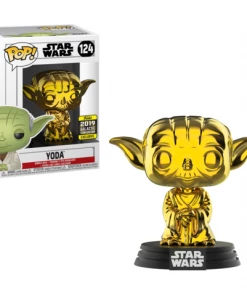 Funko POP! Vinyls Star Wars - Yoda Gold Chrome SW19 US Exclusive Pop! Vinyl