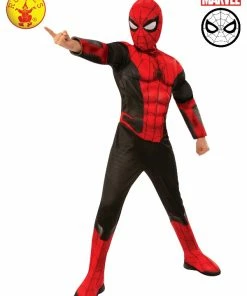 Rubies Deerfield Spider-Man No Way Home Deluxe Red & Black Costume, Child