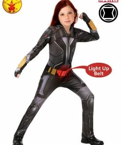 Rubies Deerfield Black Widow Deluxe Light Up Costume, Child Marvel Other