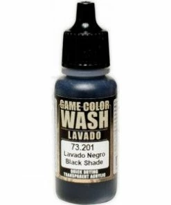 Ozzie Collectables Vallejo Game Colour - Black Wash 17 Ml All Board Games