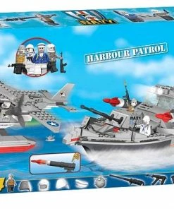 Cobi Small Army - 450 Piece Naval Harbour Patrol Construction Set