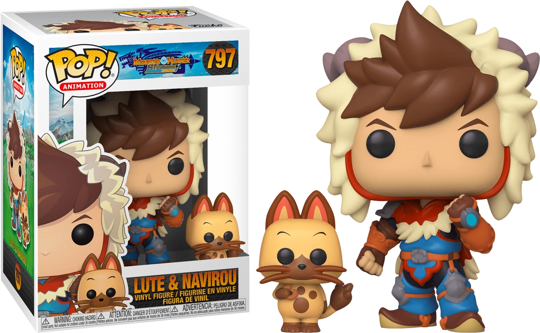 Funko POP! Vinyls Monster Hunter Stories - Lute With Navirou Pop! Vinyl 1 Funko POP! Vinyls Monster Hunter Stories - Lute With Navirou Pop! Vinyl