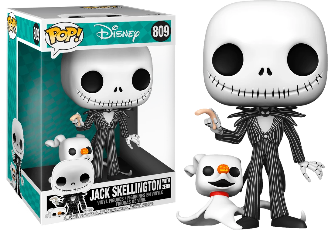 Funko The Nightmare Before Christmas - Jack With Zero 10" Pop! Vinyl 2 Funko The Nightmare Before Christmas - Jack With Zero 10" Pop! Vinyl