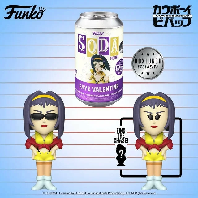 Funko Cowboy Bebop - Faye Valentine US Exclusive Vinyl Soda Collections 3 Funko Cowboy Bebop - Faye Valentine US Exclusive Vinyl Soda Collections