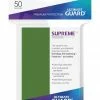 Ozzie Collectables All Board Games Ultimate Guard Supreme UX Sleeves Standard Size Green (50)