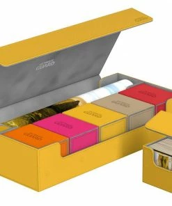 Ozzie Collectables All Board Games Ultimate Guard Superhive 550+ Standard Size XenoSkin Amber Deck Box
