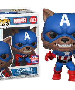 Captain America - Capwolf Marvel Funkon 2021 Summer Convention Exclusive Pop! Vinyl