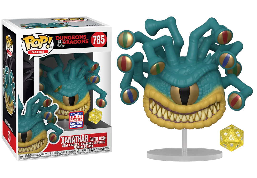 Dungeons & Dragons - Xanathar Metallic Funkon 2021 Summer Convention Exclusive Pop! Vinyl 1 Dungeons & Dragons - Xanathar Metallic Funkon 2021 Summer Convention Exclusive Pop! Vinyl