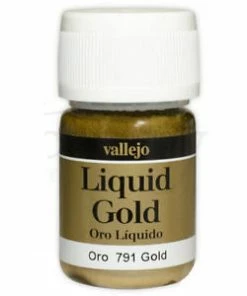 Ozzie Collectables All Board Games Vallejo Model Colour - Metallic Liquid Gold (Alcohol Base) 35 Ml