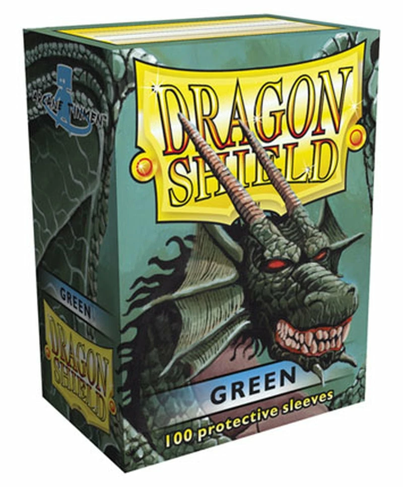 Ozzie Collectables Sleeves - Dragon Shield - Box 100 - Green 2 Ozzie Collectables Sleeves - Dragon Shield - Box 100 - Green