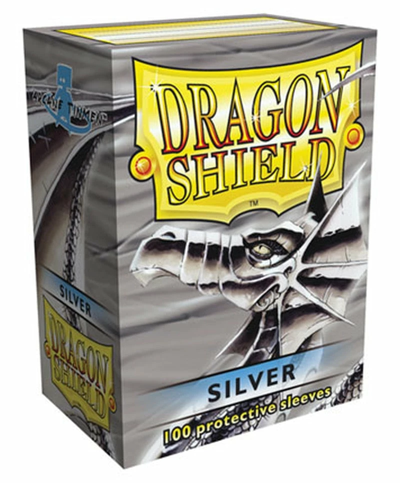 Ozzie Collectables Sleeves - Dragon Shield - Box 100 - Silver All Board Games 2 Ozzie Collectables Sleeves - Dragon Shield - Box 100 - Silver All Board Games