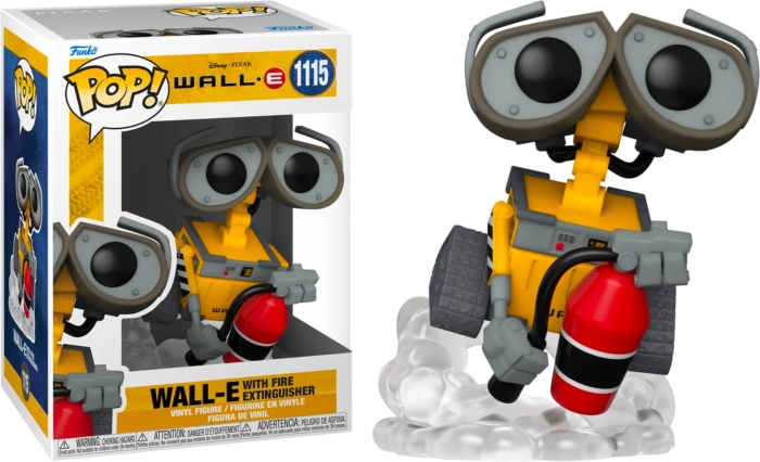 Funko Collections Wall-E - Wall-E With Fire Extinguisher Pop! Vinyl 3 Funko Collections Wall-E - Wall-E With Fire Extinguisher Pop! Vinyl