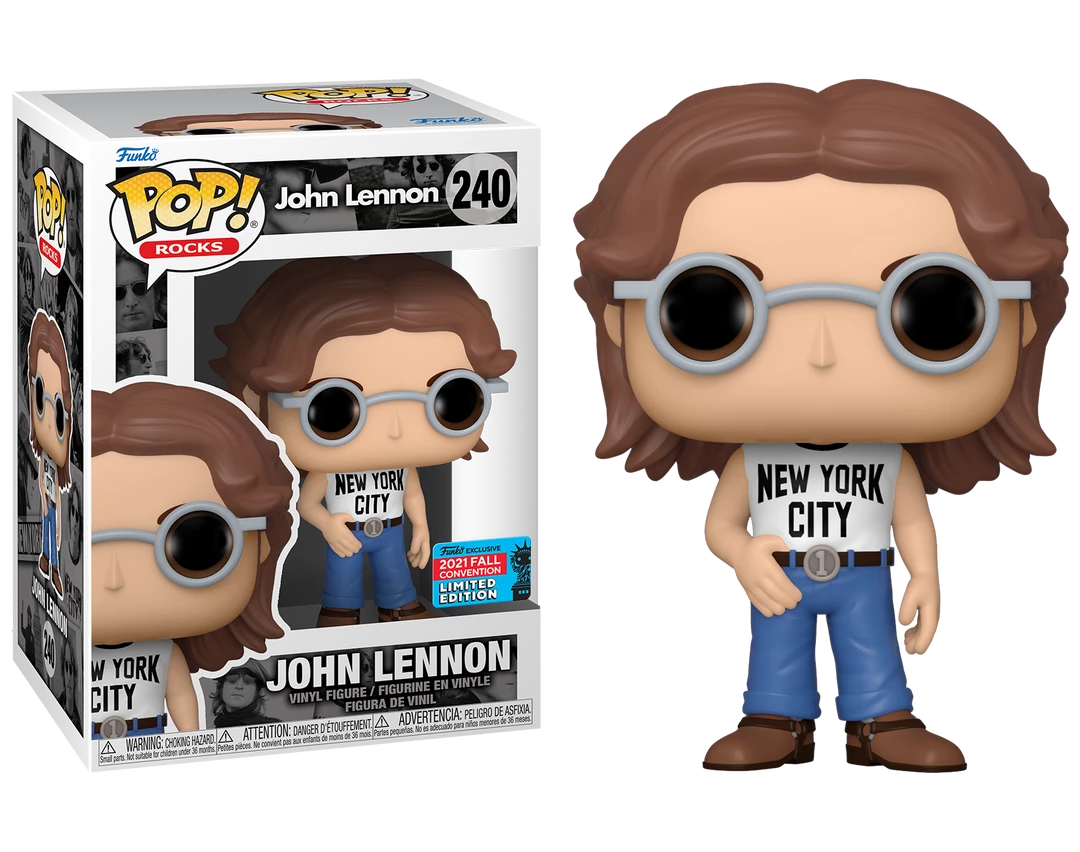 Funko John Lennon - John Lennon In NYCC T-Shirt Festival Of Fun Fall Convention 2021 Exclusive Pop! Vinyl POP! Vinyls 1 Funko John Lennon - John Lennon In NYCC T-Shirt Festival Of Fun Fall Convention 2021 Exclusive Pop! Vinyl POP! Vinyls