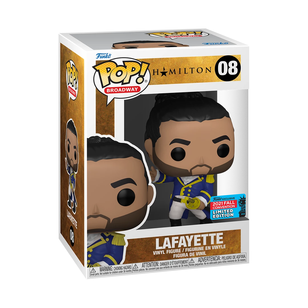 Funko Hamilton - Lafayette NYCC 2021 Fall Convention Exclusive Pop! Vinyl 3 Funko Hamilton - Lafayette NYCC 2021 Fall Convention Exclusive Pop! Vinyl