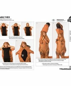 Rubies Deerfield T-Rex Inflatable Costume, Child Jurassic World