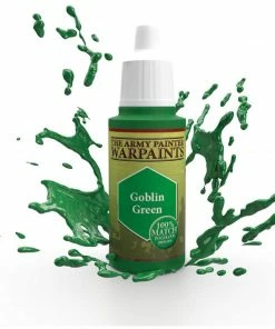 Ozzie Collectables All Board Games Army Painter Warpaints - Goblin Green Acrylic Paint 18ml