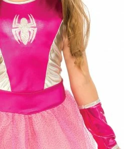 Rubies Deerfield Pink Spider-Girl Tutu Dress, Child Spider-Man