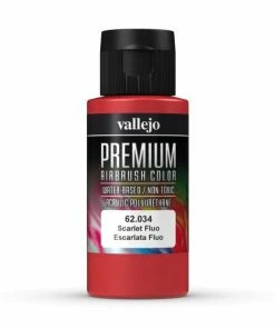 Ozzie Collectables Vallejo Premium Colour - Fluorescent Scarlet 60 Ml