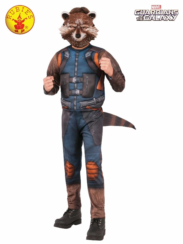 Rubies Deerfield Rocket Raccoon Costume, Child Marvel Other 1 Rubies Deerfield Rocket Raccoon Costume, Child Marvel Other