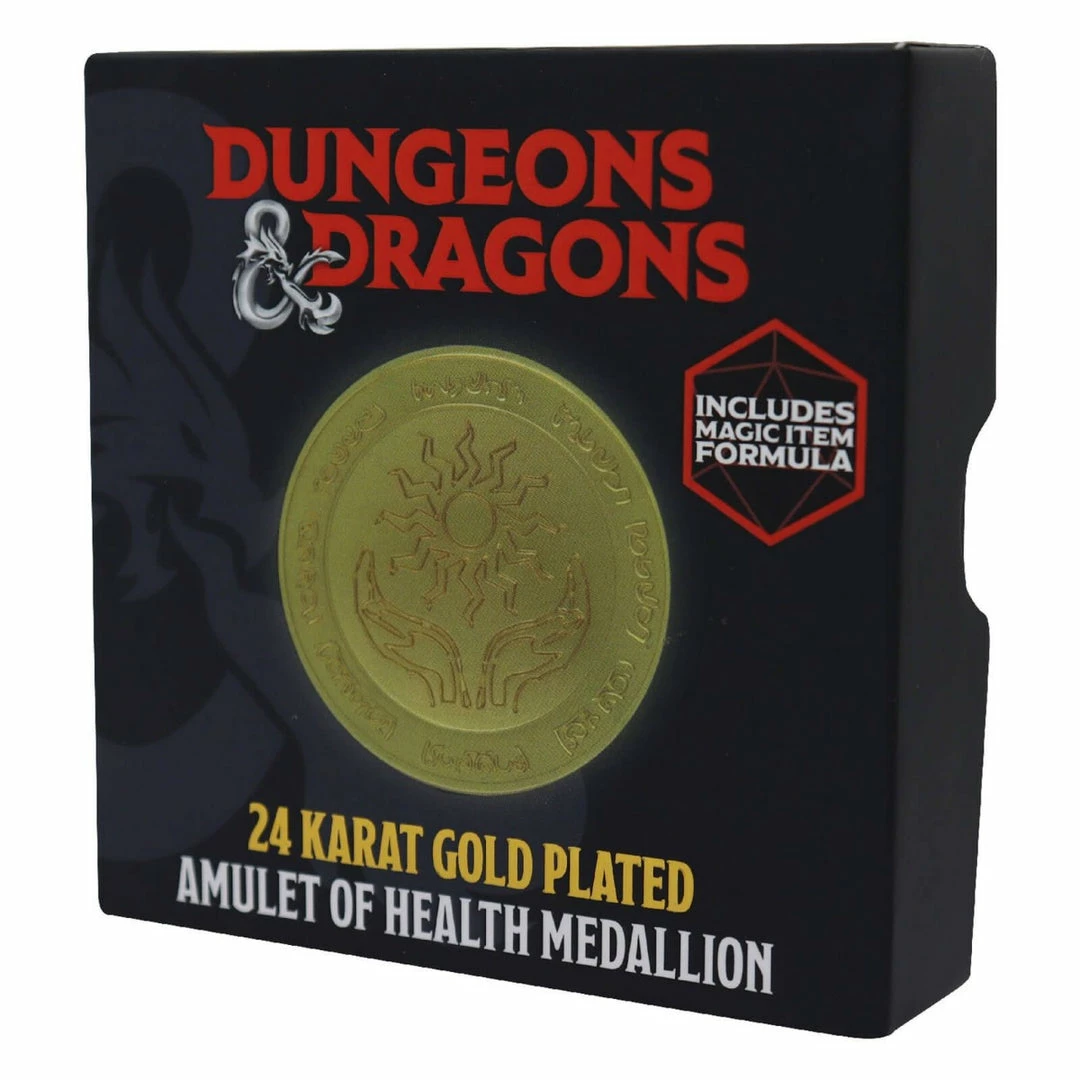 Ozzie Collectables D&D Dungeons & Dragons 24k Gold Plated Medallion 1 Ozzie Collectables D&D Dungeons & Dragons 24k Gold Plated Medallion