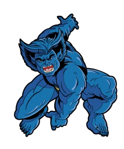 X-Men Animated - Beast 3" Collectors FigPin #640