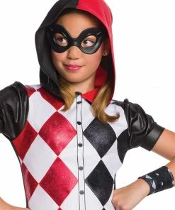 Rubies Deerfield Harley Quinn Dcshg Hoodie Costume, Child