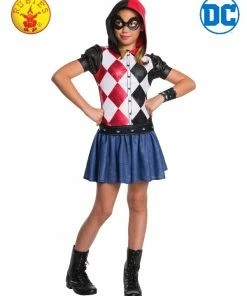 Rubies Deerfield Harley Quinn Dcshg Hoodie Costume, Child