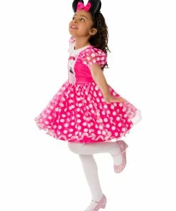 Rubies Deerfield Disney Junior Minnie Mouse Pink Deluxe Costume, Child