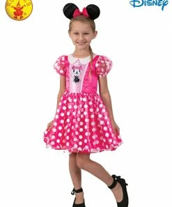 Rubies Deerfield Disney Junior Minnie Mouse Pink Deluxe Costume, Child
