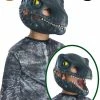 Rubies Deerfield Jurassic World Velociraptor Blue Moveable Jaw Mask - Child