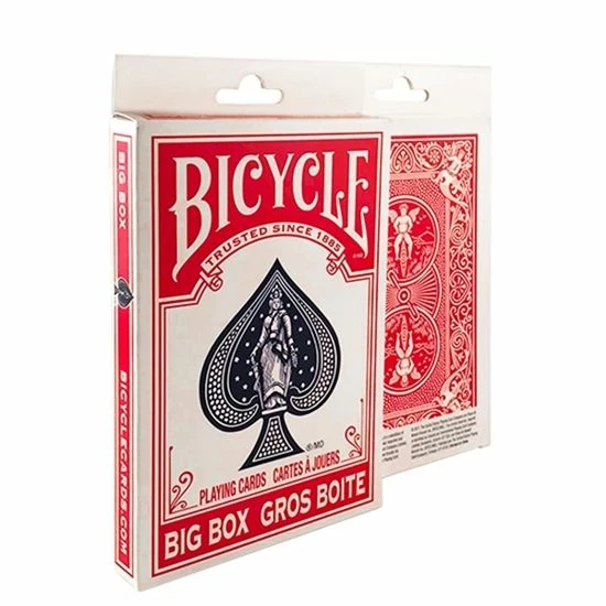 Ozzie Collectables Bicycle Big Box Playing Cards Red 1 Ozzie Collectables Bicycle Big Box Playing Cards Red