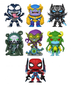 Marvel Mech Strike Monster Hunters Funko Fair 2022 Bundle - 7 POP! Vinyls
