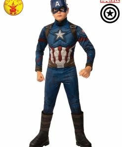 Rubies Deerfield Captain America Deluxe Costume, Child