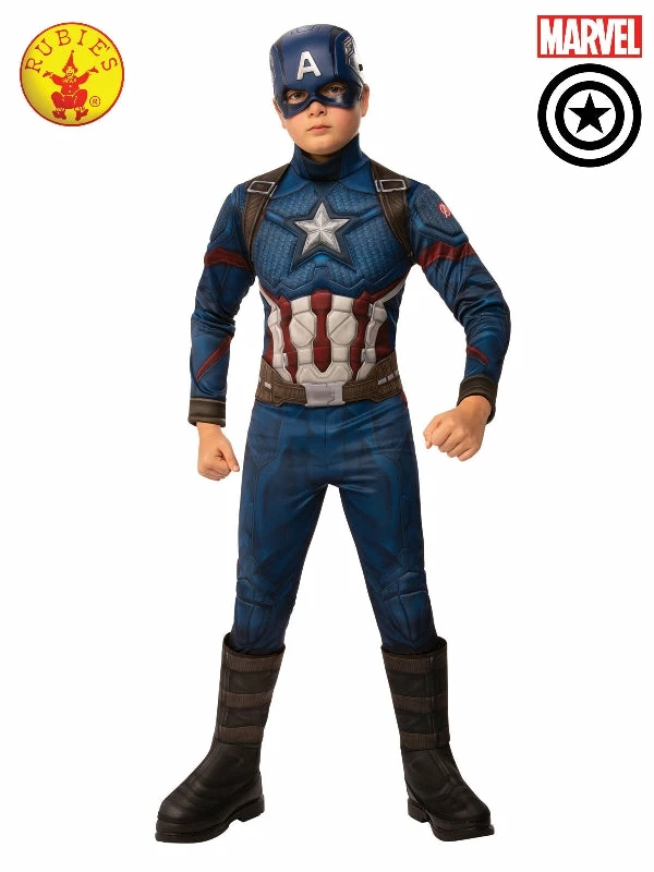 Rubies Deerfield Captain America Deluxe Costume, Child 1 Rubies Deerfield Captain America Deluxe Costume, Child