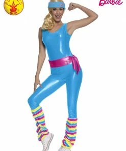 Rubies Deerfield Barbie Exercise Costume, Adult