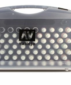 Ozzie Collectables All Board Games Vallejo Model Colour - Set 72 Basic Colours + Brushes Plastic Case Set