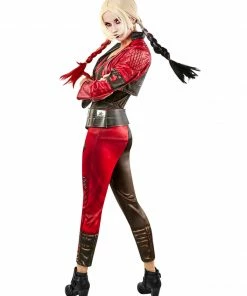 Rubies Deerfield Harley Quinn Jumpsuit Costume, Adult