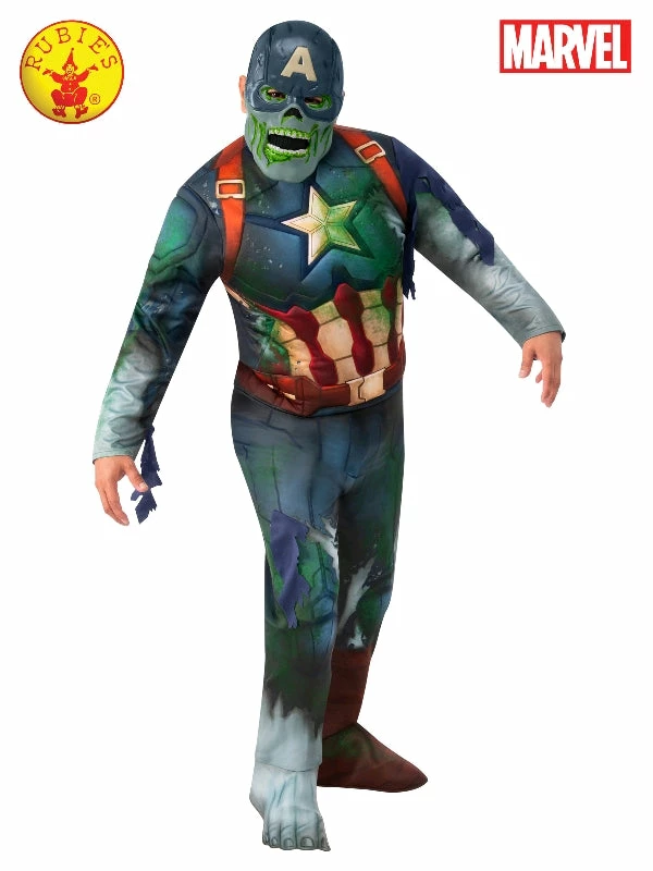 Rubies Deerfield Captain America 'What If?' Zombie Deluxe Costume, Adult 1 Rubies Deerfield Captain America 'What If?' Zombie Deluxe Costume, Adult
